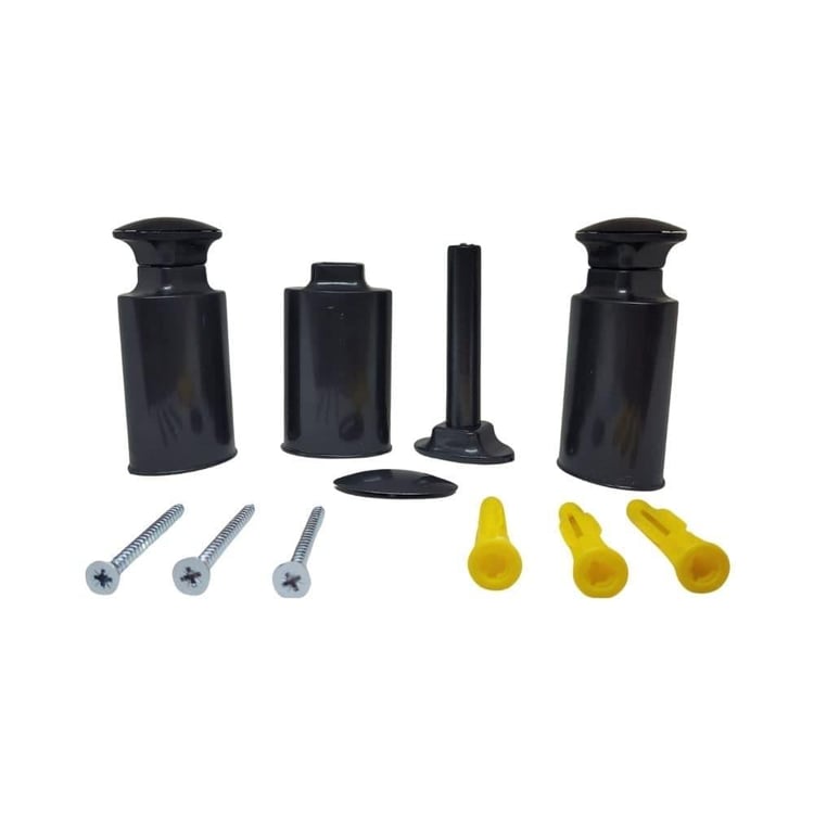 Havlupan Montaj Seti Oval Siyah