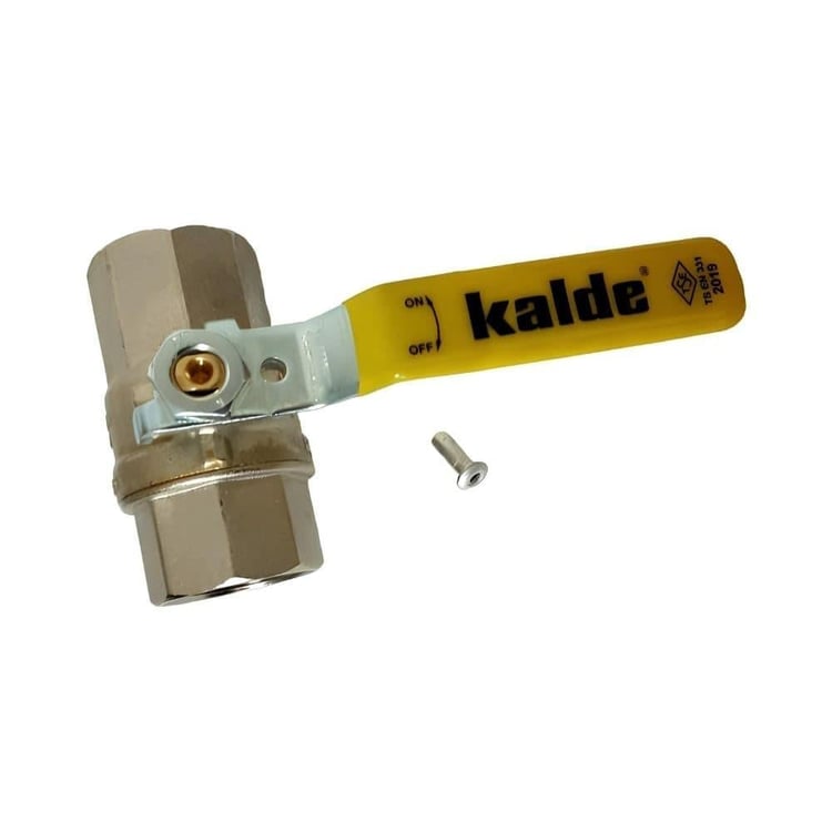 Kalde 1 Küresel Kilitli Doğalgaz Vanası TS-EN331-DN25