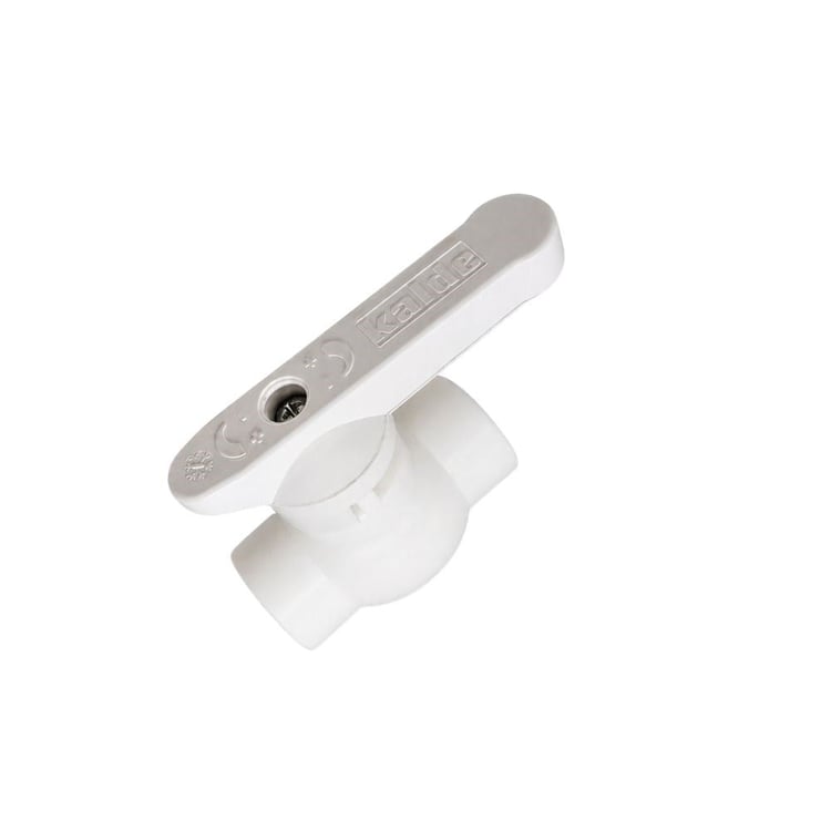 Kalde 20 mm Plastik Küresel Vana