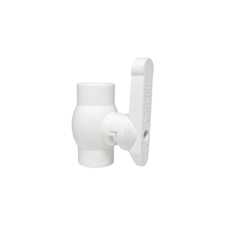 Kalde 20 mm Plastik Küresel Vana