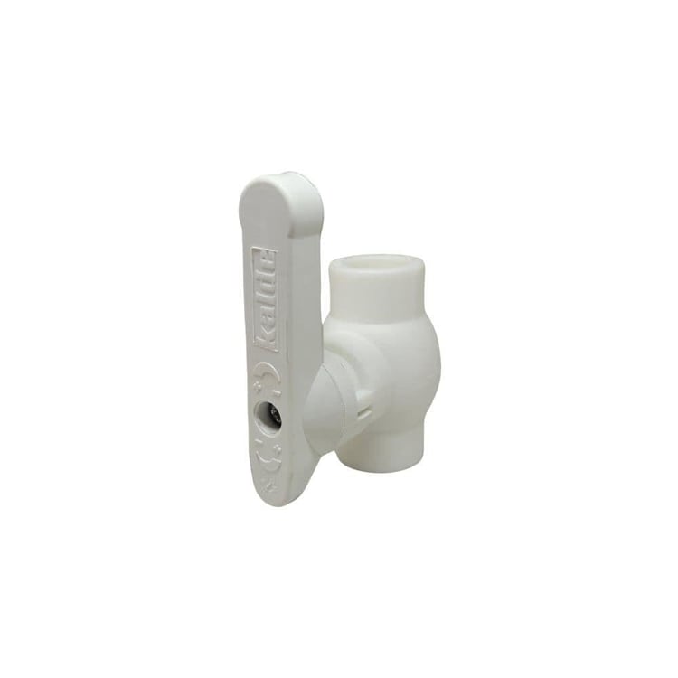 Kalde 20 mm Plastik Küresel Vana