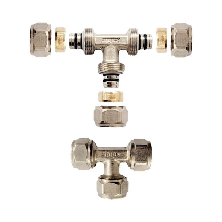 Kalde Mobil Boru Pex Te Parçası 16x16x16 mm