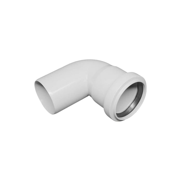 Kalde Pvc Kapalı Dirsek 50x87°