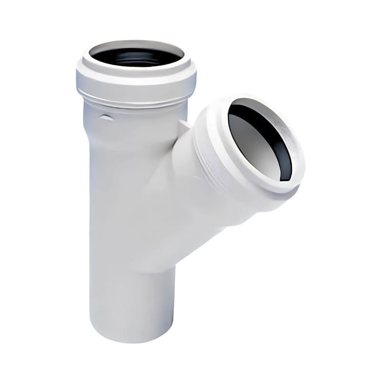 Kalde Pvc Tek Çatal 45°-50x50