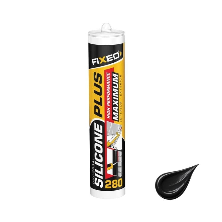 SGS Fixed Genel Amaçlı Siyah Silikon 280 Gr