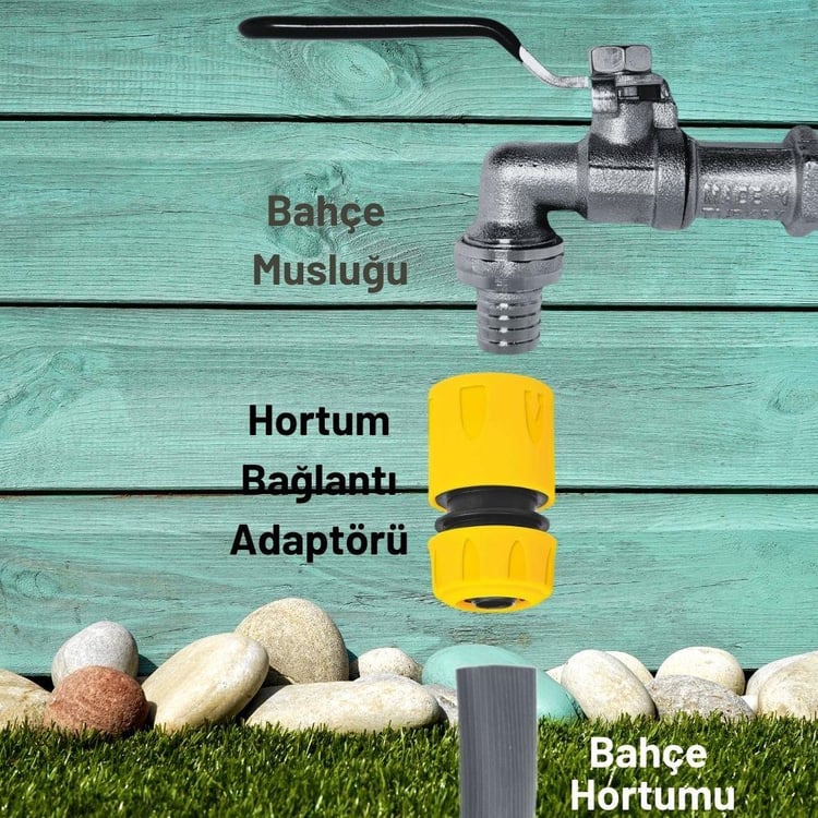 SGS Hortum Bağlantı Adaptörü 1/2