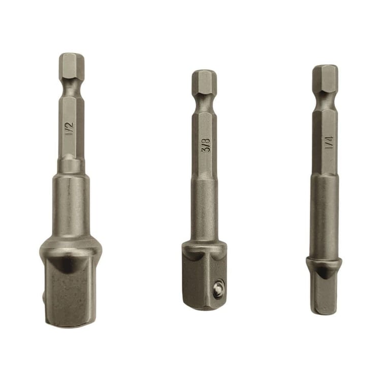 Sgs Lokma Adaptör Seti 3 Parça Hex Plus (1/2-1/4-3/8)