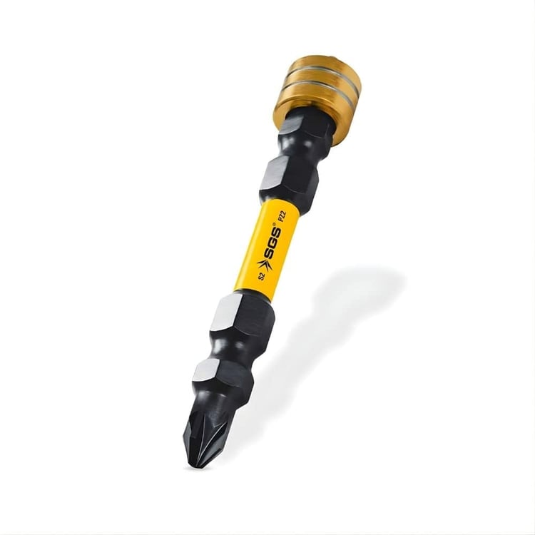 SGS Manyetik Halkalı Çift Yönlü Bits Uç PZ2 Yıldız 65mm
