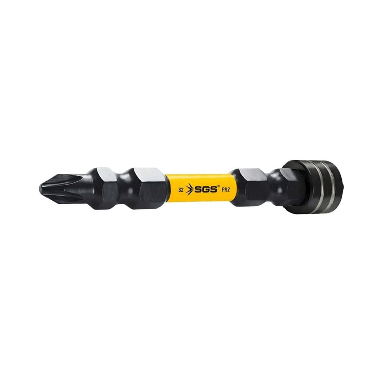 SGS Manyetik Halkalı Çift Yönlü Bits Uç PH2 Yıldız 65mm