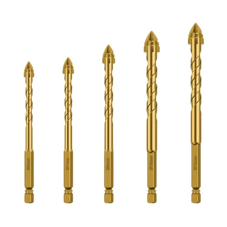SGS Mızrak Başlı Matkap Ucu Seti 5 Parça Çok Amaçlı 6-7-8-10-12 mm