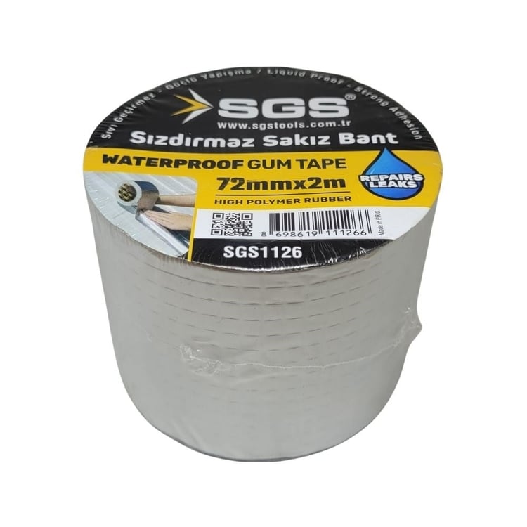 SGS Sızdırmaz Sakız Bant 72 mm x 2 Metre