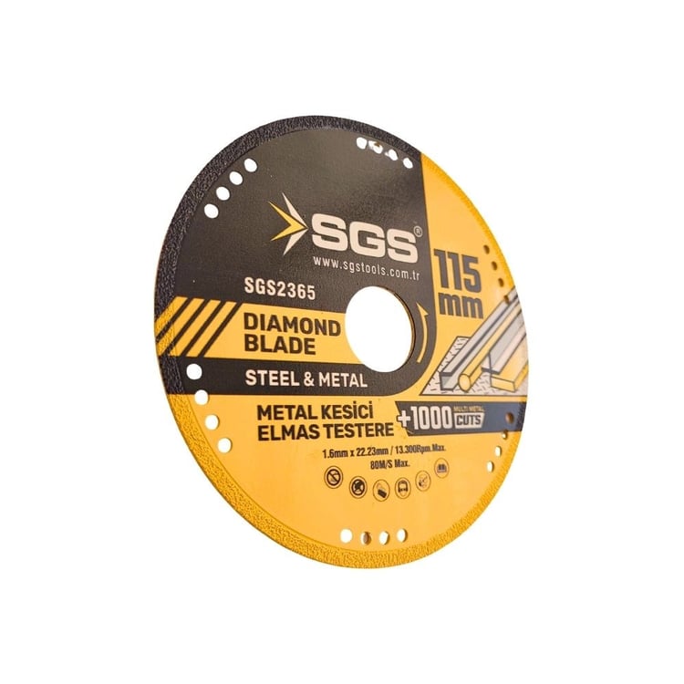 SGS Vakumlu Elmas Multi-Metal Kesici 115 mm