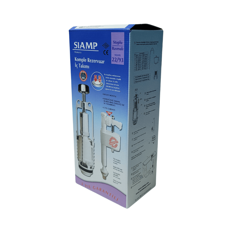 Siamp Rezervuar İç Takımı 22-93 Stoplu Tek Basmalı