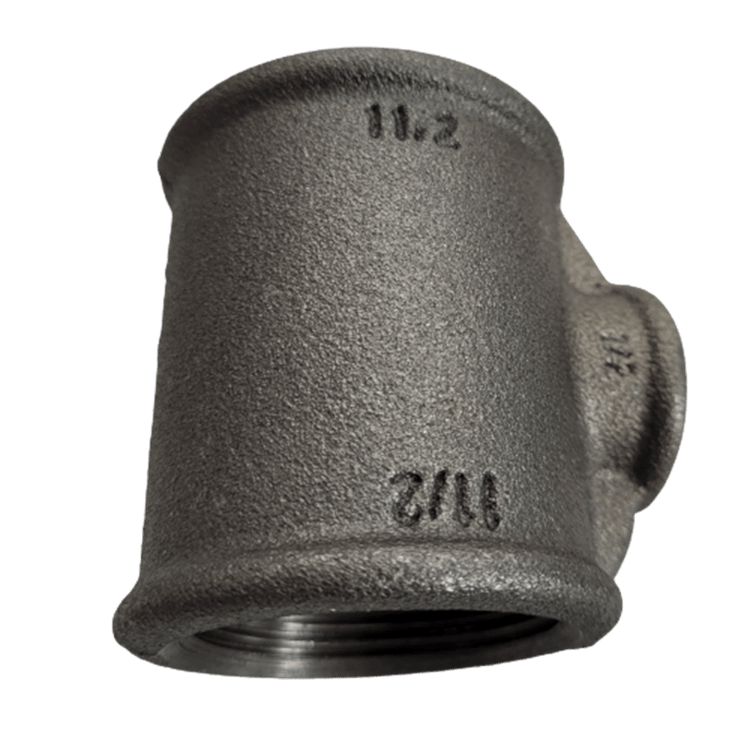 Siyah İnegal Te 11/2x1/2x11/2-DN40x15x40