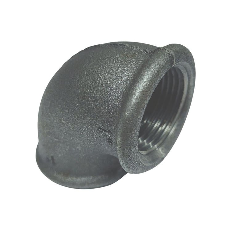 Doğalgaz Fittings Malzemeleri-Trakya Döküm-1 Siyah Dirsek DN25-sdr25