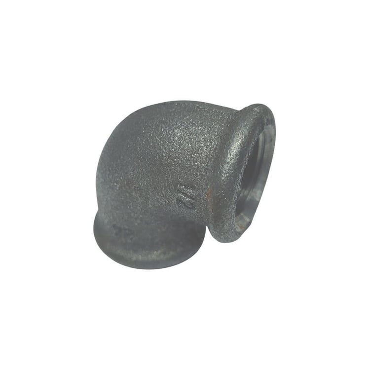 Doğalgaz Fittings Malzemeleri-Trakya Döküm-1/2 Siyah Dirsek DN15-SDR01