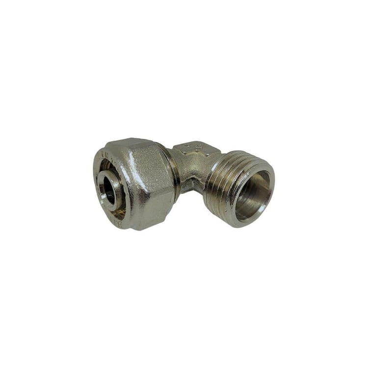 Mobil Tesisat Ek Parçalar-Fırat-1/2x16 mm Pex Dış Dişli Dirsek-pexdd1615