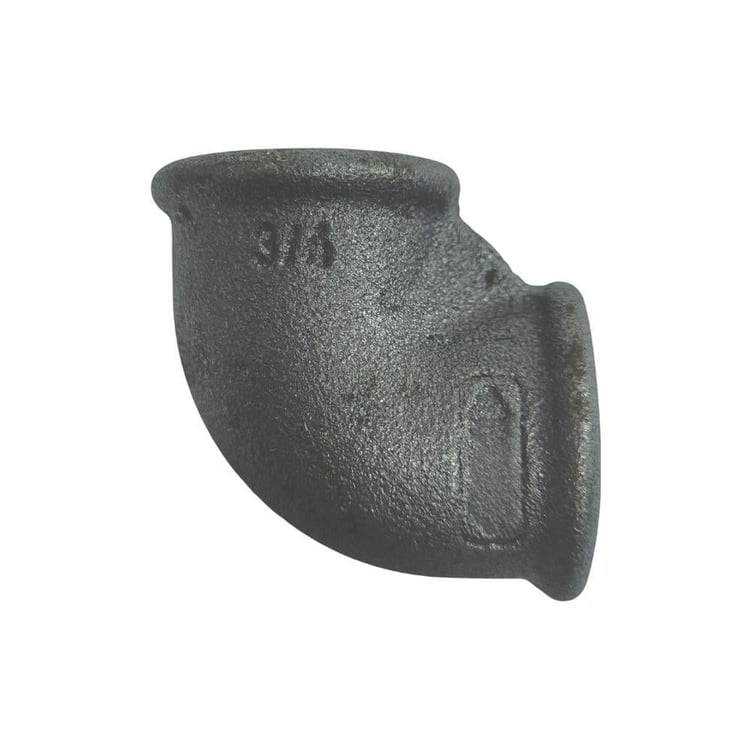 Doğalgaz Fittings Malzemeleri-Trakya Döküm-3/4 Siyah Dirsek DN20-sdr20