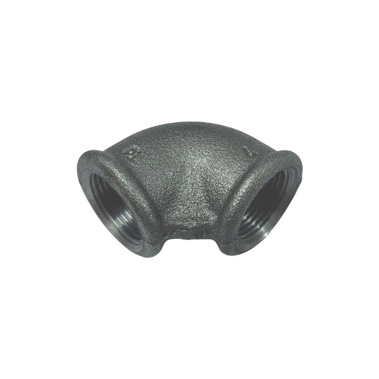 Doğalgaz Fittings Malzemeleri-Trakya Döküm-3/4 Siyah Dirsek DN20-sdr20