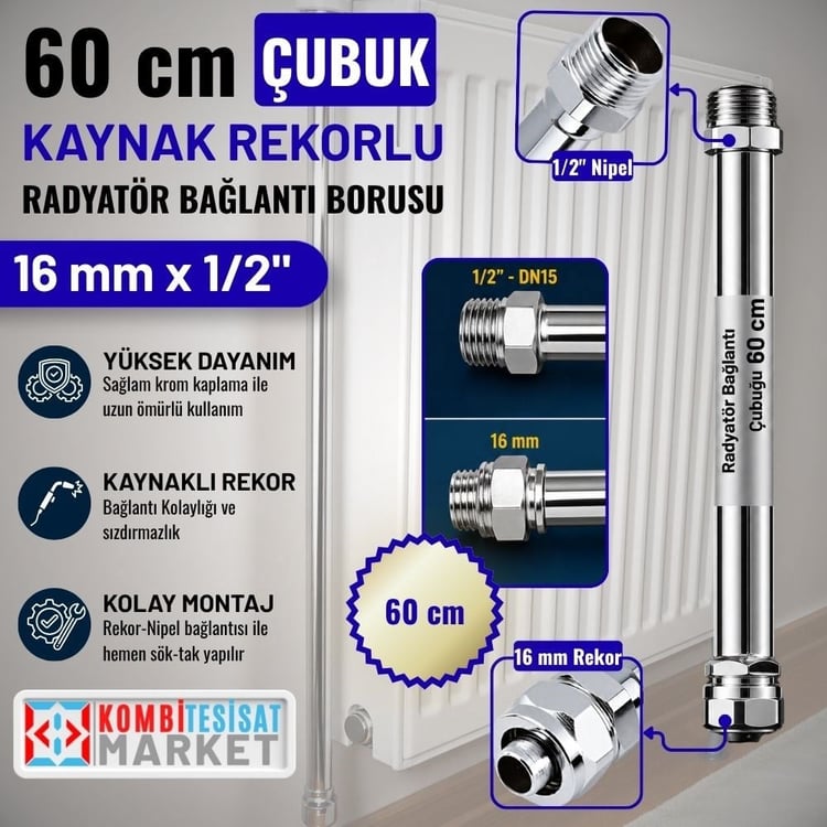 rad-boru-rek-60-60 cm Kaynaklı Rekorlu Çubuk Radyatör Bağlantı Borusu  1/2x16 mm