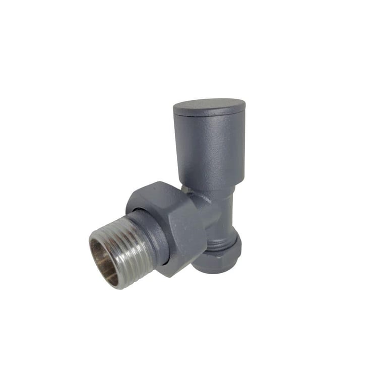 Radyatör Vanaları-Diğer-Antrasit Havlupan Vanası Pex Köşe-1/2x16 mm-hva-10901