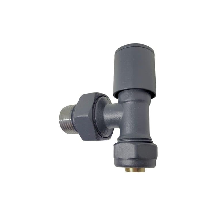 Radyatör Vanaları-Diğer-Antrasit Havlupan Vanası Pex Köşe-1/2x16 mm-hva-10901