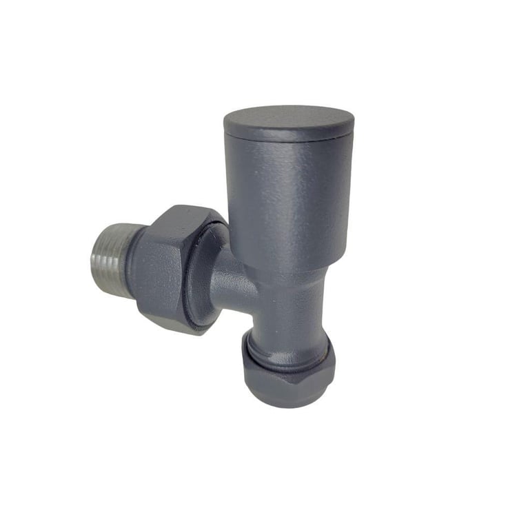 Radyatör Vanaları-Diğer-Antrasit Havlupan Vanası Pex Köşe-1/2x16 mm-hva-10901