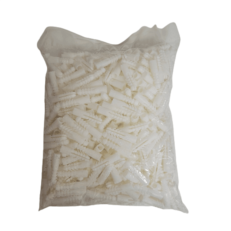 Beyaz Plastik Dübel 10mm - (Paket 500 Adet)-dbl-b10-500
