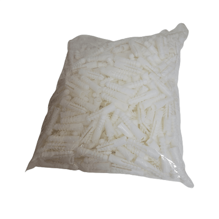 Beyaz Plastik Dübel 10mm - (Paket 500 Adet)-dbl-b10-500