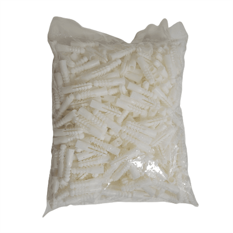 Beyaz Plastik Dübel 10mm - (Paket 500 Adet)-dbl-b10-500