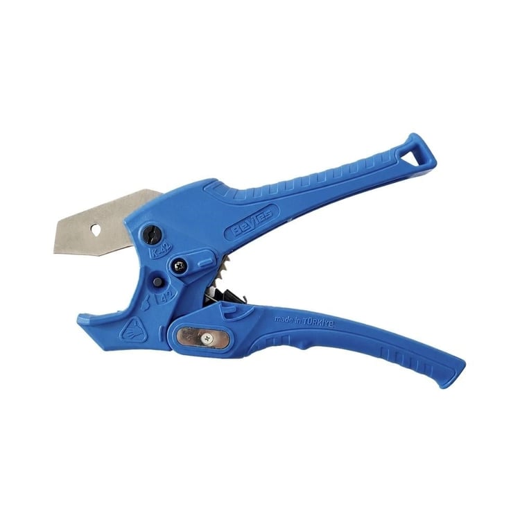 beytes-K42-Beytes 42 mm Kompozit Yarı Otomatik Pprc Plastik Boru Kesme Makası