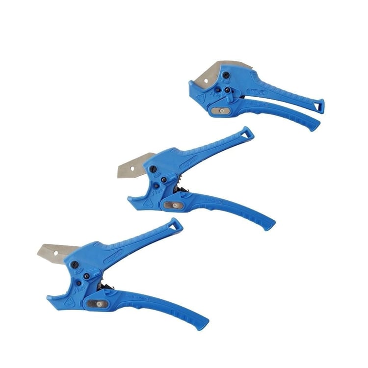 beytes-K42-Beytes 42 mm Kompozit Yarı Otomatik Pprc Plastik Boru Kesme Makası
