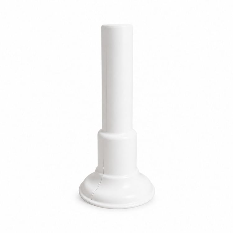 bgiz-syb001-Boru Gizleme Aparatı Tekli Sabit Yuvarlak Beyaz