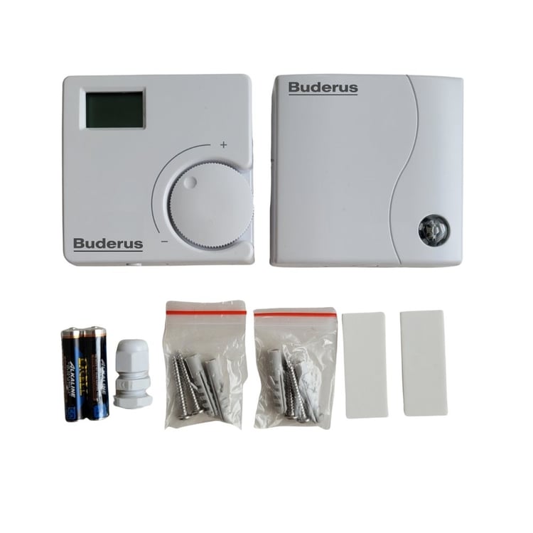 Kablosuz Oda Termostatları-Buderus-Buderus RT20 RF Kablosuz Oda Termostatı-buderusrt20