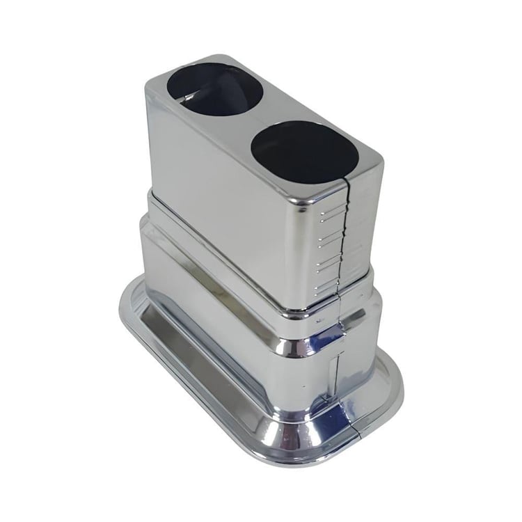 Çiftli Boru Gizleme Aparatları-Diğer-Dekoratif Ayarlı Çiftli Boru Gizleme Aparatı - Krom-bgiz-ciftli-k01