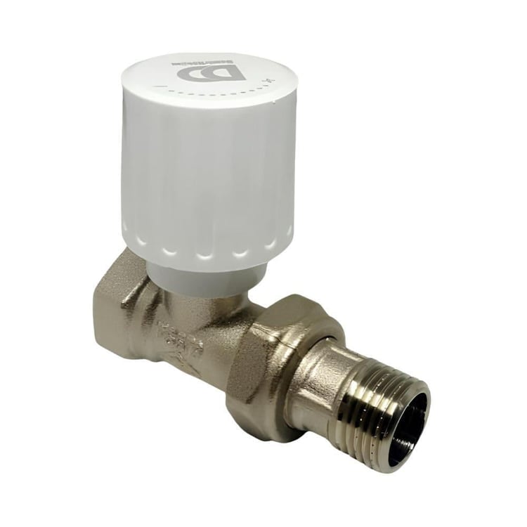 Radyatör Vanaları-Demirdöküm-DemirDöküm 1/2'' Düz Radyatör Vanası DD-S2-10024028