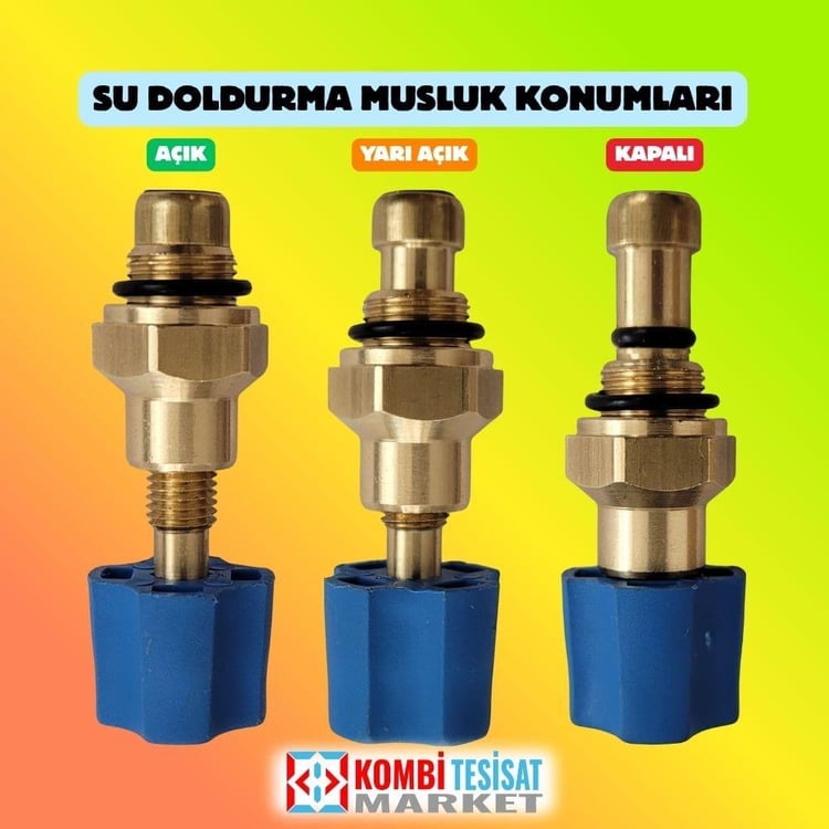 SUD02-Demirdöküm Kombi Neva, Atron, Nepto, Nitromix Su Doldurma Musluğu