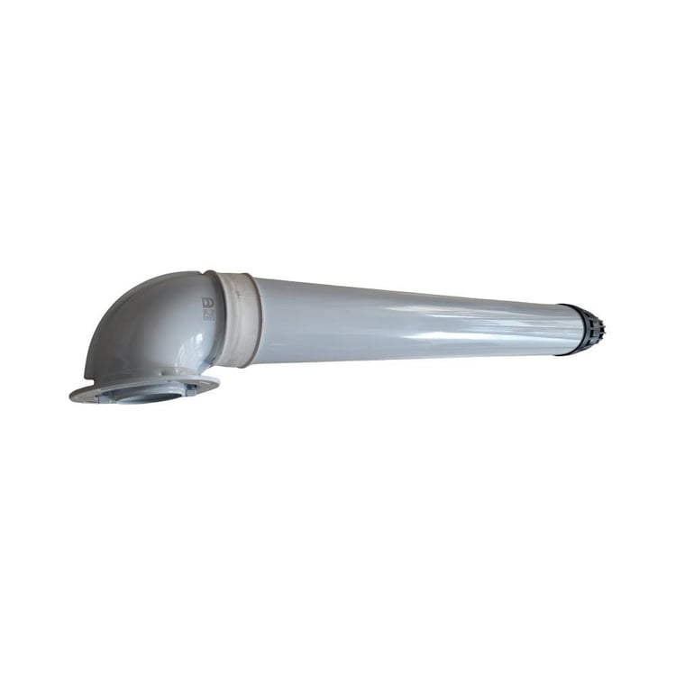 hbacaset-0020297309-Demirdöküm L Tipi Şofben Yatay Baca Seti 60x100