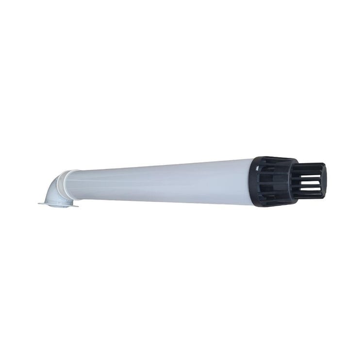 hbacaset-0020297309-Demirdöküm L Tipi Şofben Yatay Baca Seti 60x100
