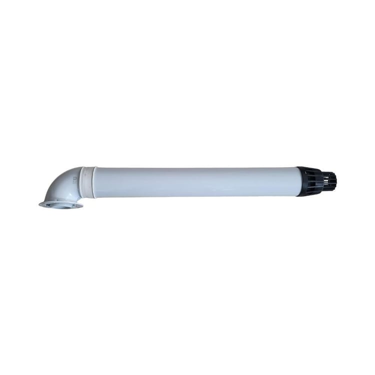 hbacaset-0020297309-Demirdöküm L Tipi Şofben Yatay Baca Seti 60x100