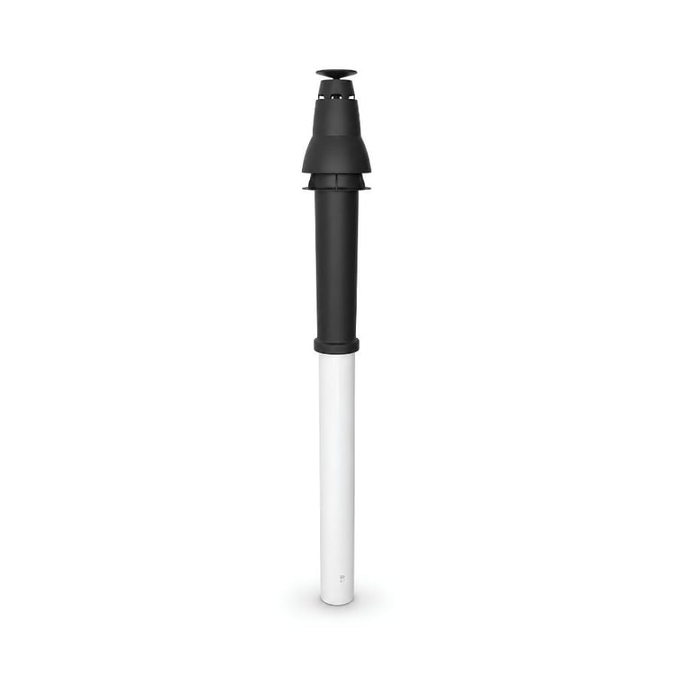 dd-dik-set-n01-Demirdöküm Nitromix Kombi Dikey Baca Ø60/100 (Adaptör Hariç)