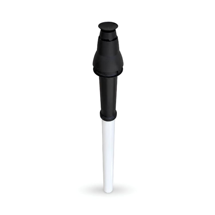dd-dik-set-n01-Demirdöküm Nitromix Kombi Dikey Baca Ø60/100 (Adaptör Hariç)