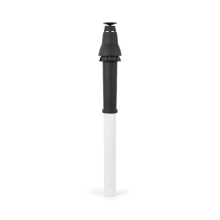 dd-dik-set-n01-Demirdöküm Nitromix Kombi Dikey Baca Ø60/100 (Adaptör Hariç)