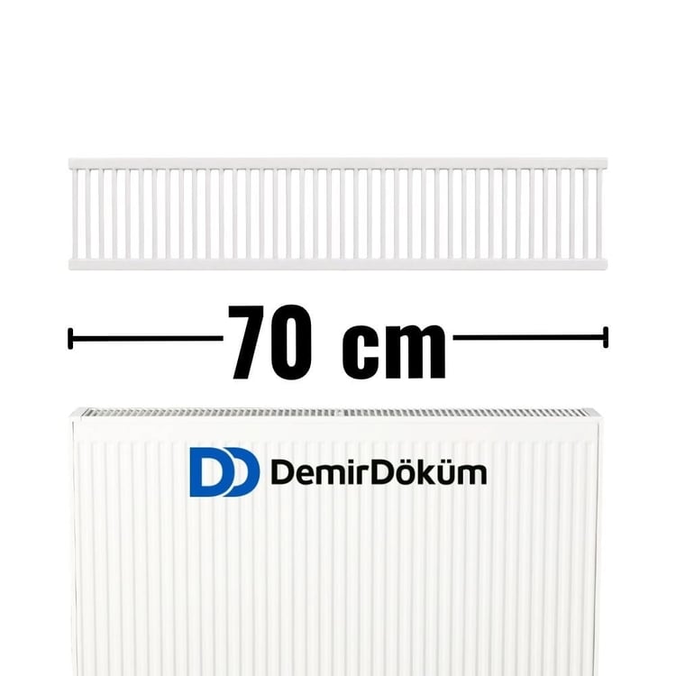 7231100701-Demirdöküm Panel Plus Tip 22 Radyatör Üst Kapak Izgarası 70 cm
