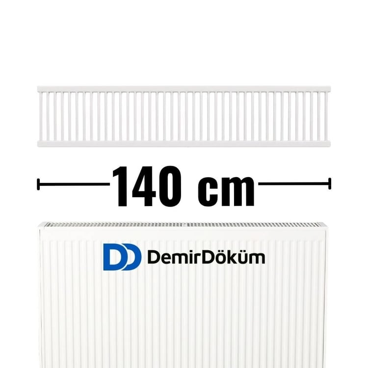 7231101401-Demirdöküm Panel Plus Tip 22 Radyatör Üst Kapak Izgarası 140 cm