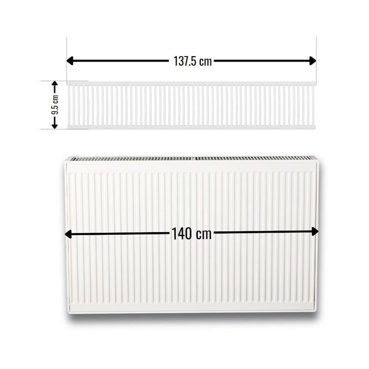Radyatör Kapak ve Izgara-Demirdöküm-Demirdöküm Panel Plus Üst Kapak Izgara Tip 22-7231100601