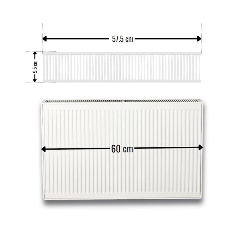 Radyatör Kapak ve Izgara-Demirdöküm-Demirdöküm Panel Plus Üst Kapak Izgara Tip 22-7231100601