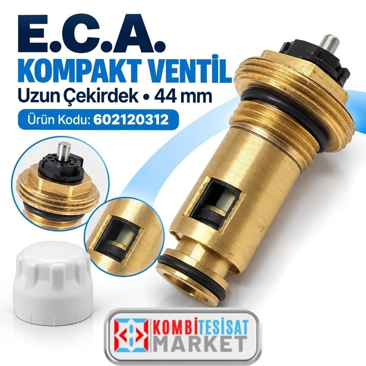 602120312-Eca Kompakt Ventil Uzun Çekirdek 44 mm
