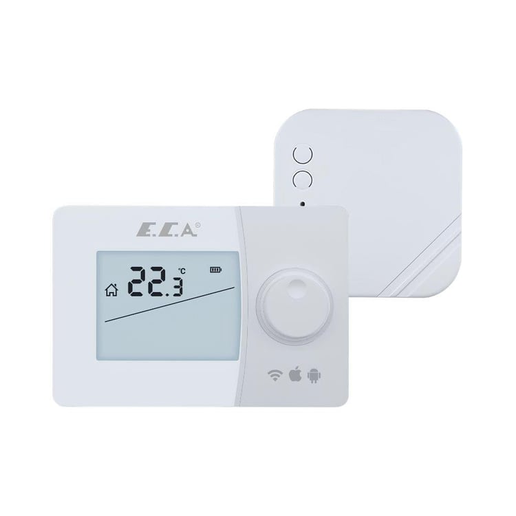 AKILLI ODA TERMOSTATLARI-Eca-Eca Poly Smart Akıllı Oda Termostatı-Wifi-7006903011