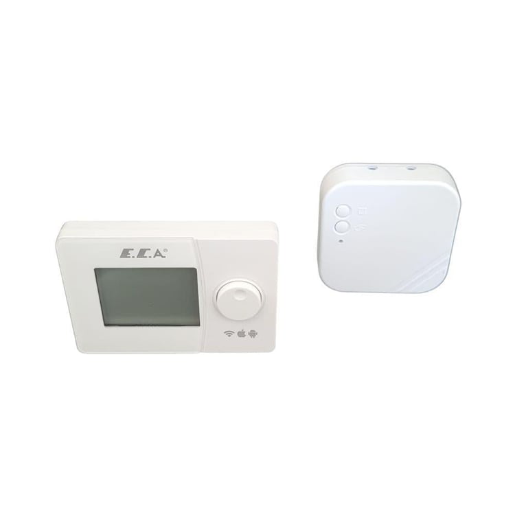 AKILLI ODA TERMOSTATLARI-Eca-Eca Poly Smart Akıllı Oda Termostatı-Wifi-7006903011